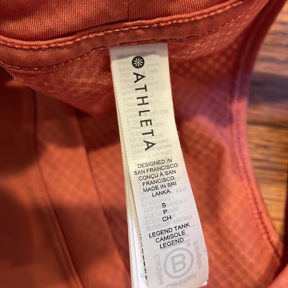 Athleta Legend fitted Tank by Allyson Felix size small rose - Picture 3 of 7